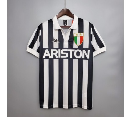 Juventus 1984 Home Black&White Soccer Jersey